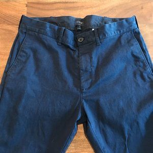 J. Crew Men Navy Blue Chino Pants